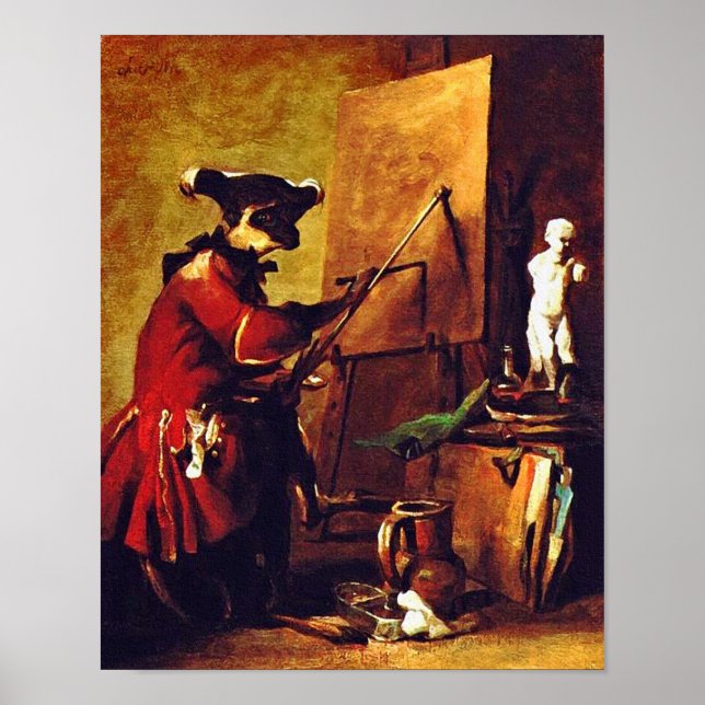 Póster El pintor de monos (Frente)