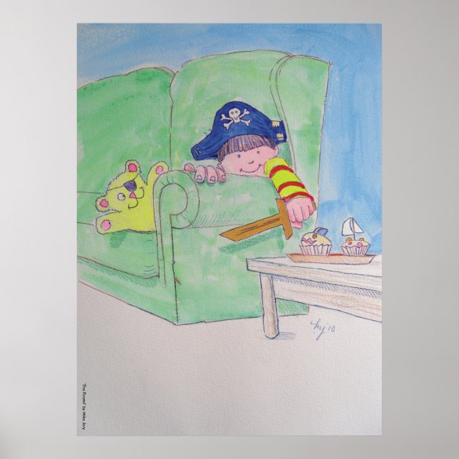 Póster ¡El Pirata! (Frente)