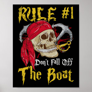 Póster El pirata de los piratas del capitán de los barcos