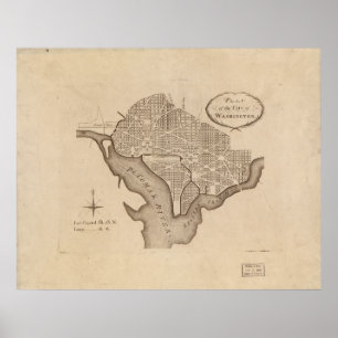 Póster El plan de L'Enfant de Washington