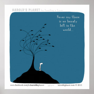Póster El planeta de HP5017 Harold