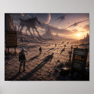 Póster El Planeta Donde las Sombras Llegan Primero