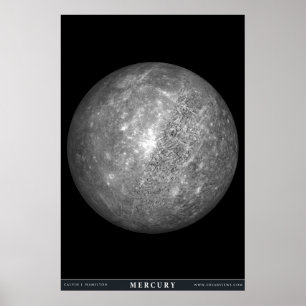 Póster El planeta mercurio