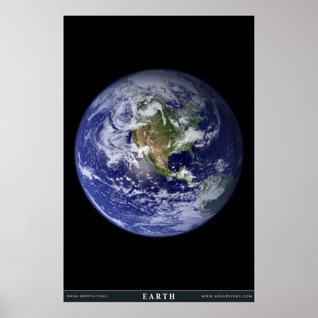 Póster El planeta Tierra (Frente)