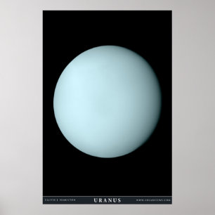 Póster El planeta Urano
