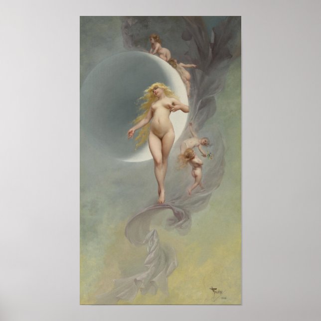 Póster El planeta Venus de Luis Ricardo Falero (Frente)