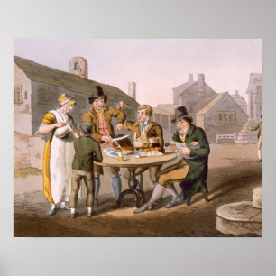 Póster El pleno verano Eve, del "traje de Yorkshire"