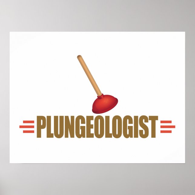 Póster El plomero humorístico (Frente)