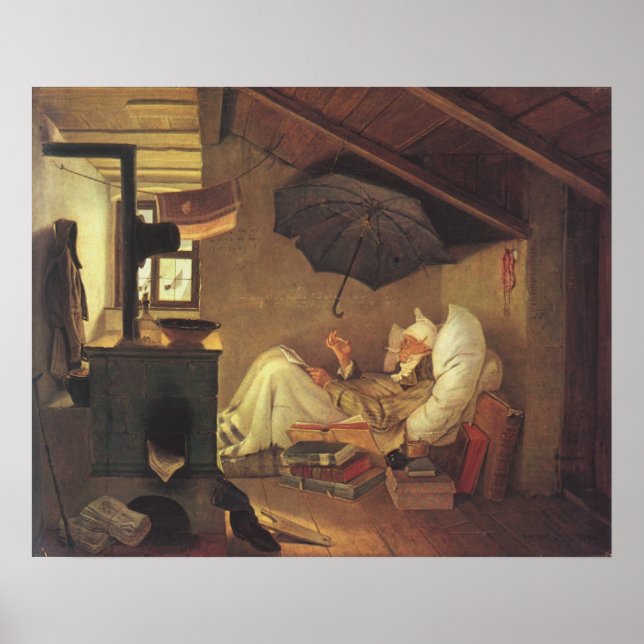 Póster El pobre poeta (Frente)