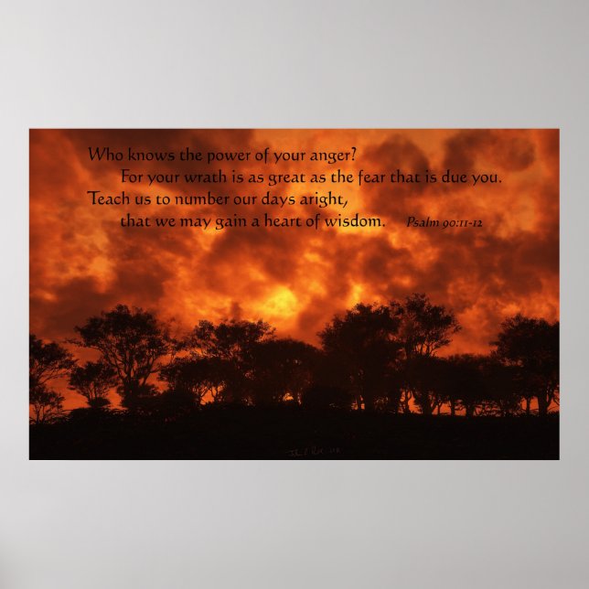 Póster El poder de la ira (Frente)