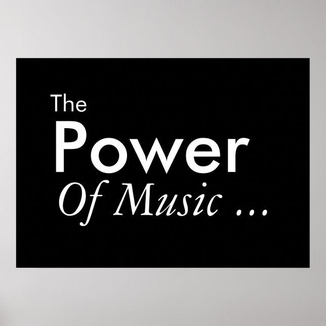 Póster El poder de la música (Frente)