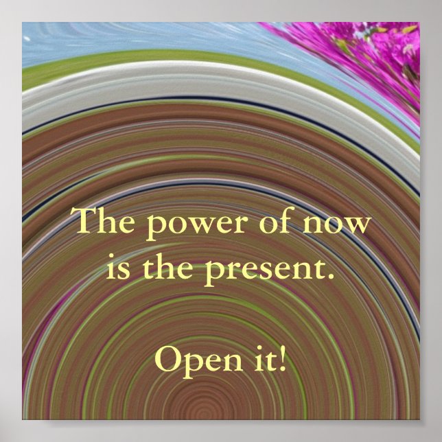 Póster El poder del ahora Poster (Frente)