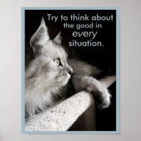 El poder del pensamiento Poster positivo