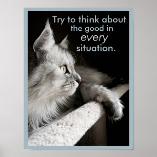 Póster El poder del pensamiento Poster positivo