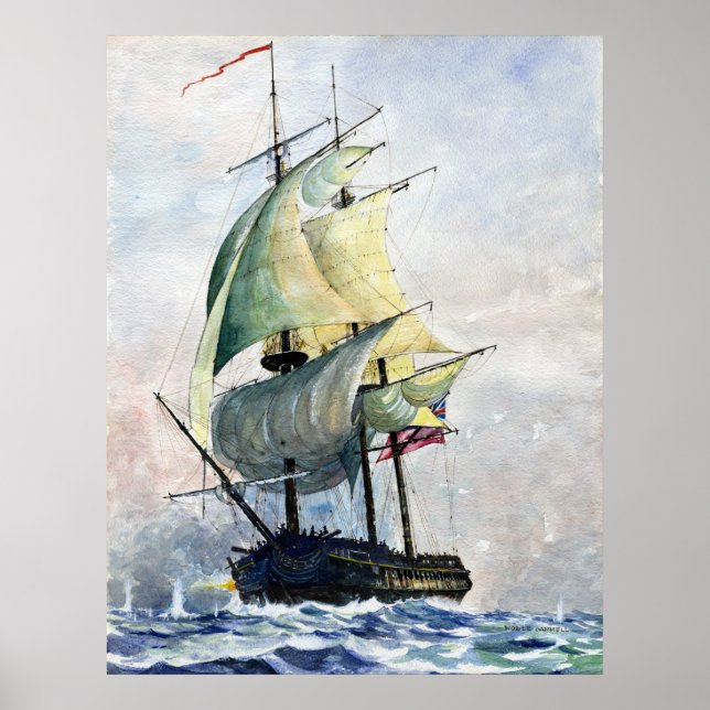 Póster El poderoso poster del barco (Frente)