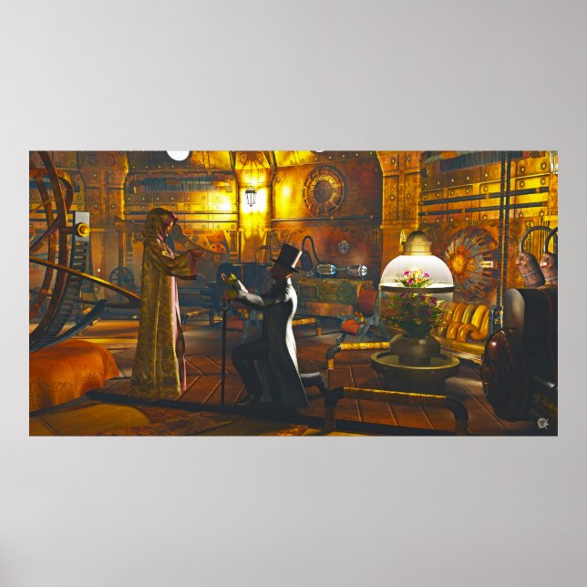 Póster El poeta, de Joseph Maas (Frente)