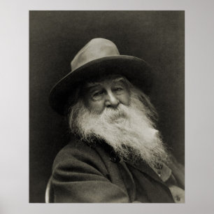 Póster El poeta de risa Walt Whitman del filósofo