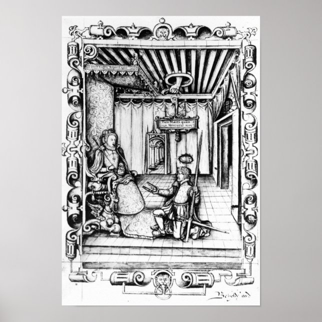 Póster El poeta George Gascoigne (Frente)