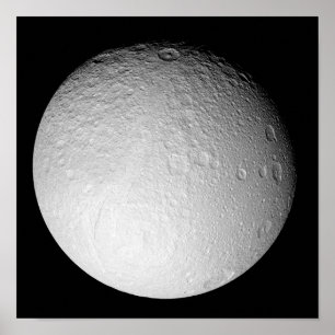 Póster El polo sur de los ensayos de luna de Saturno