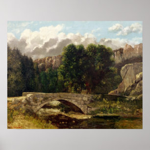 Póster El Pont de Fleurie, Suiza, 1873