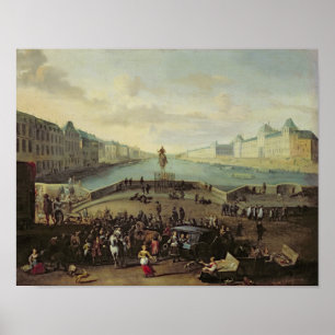 Póster El Pont Neuf, París, 1665-69