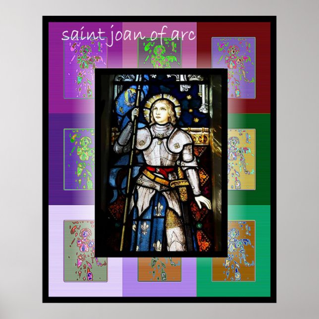 Póster El Pop Art Saint Joan de Arco 2 (Frente)