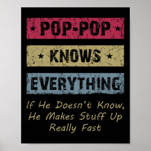 Póster El Pop-pop sabe todo si no sabe nada; para