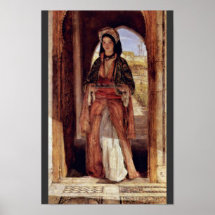 Póster El portador del café de Lewis Juan Frederick