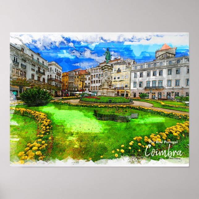 Póster El Portugal real - Coimbra (Frente)