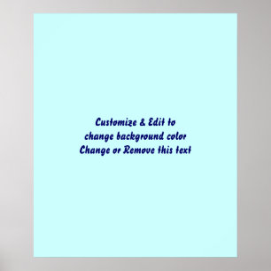 Póster El poster 20" X 24" espacio en blanco añade su