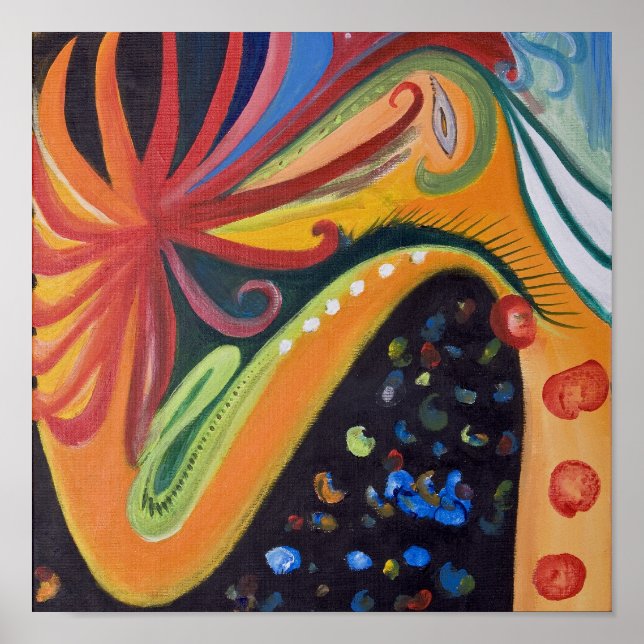 Póster el poster abstracto de marissa (Frente)