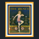Póster El Poster Art Deco de la Revista de Baile de 1920<br><div class="desc">Cubierta Art Decó de "The Dance Magazine" de los años 20. medidas posters 16 x 20</div>