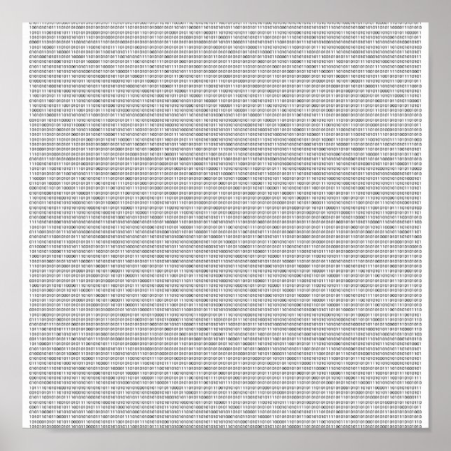 Póster ¡El Poster Binario! (Frente)