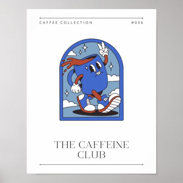 Póster El Poster Caffeine Club Kitchen (Frente)