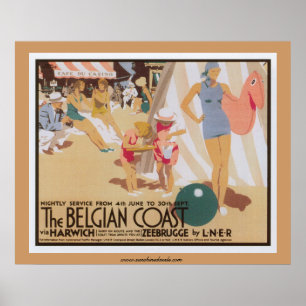 Póster El Poster costero belga