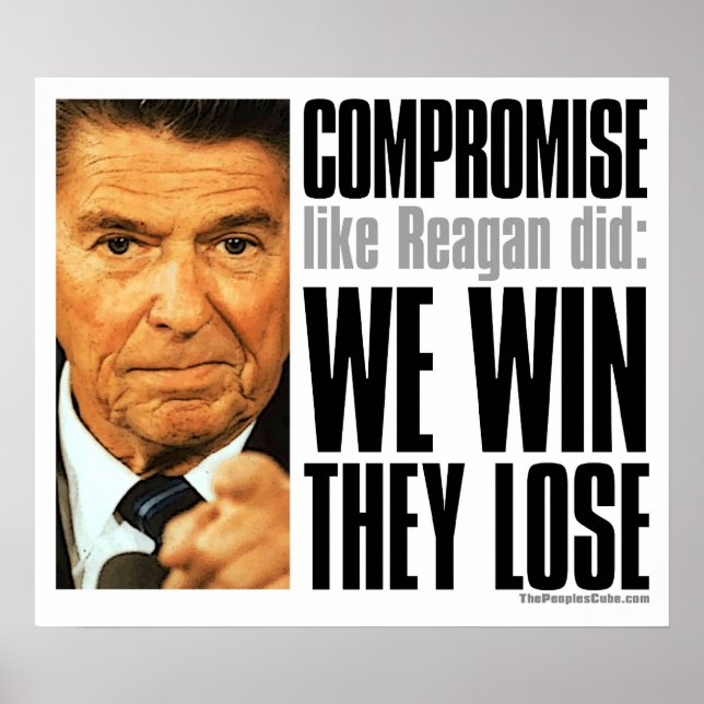 Póster El Poster de Compromiso de Reagan (Frente)