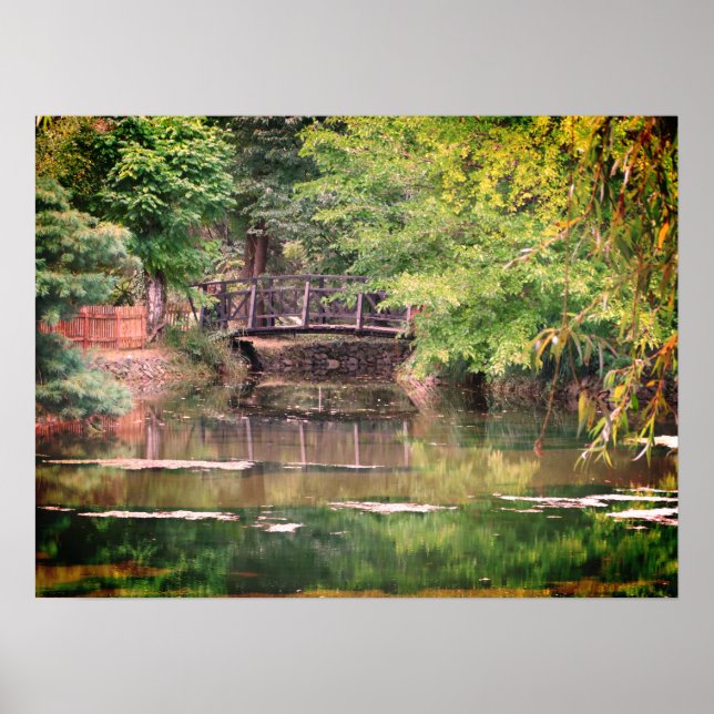 Póster El Poster de fotografía puente (Frente)