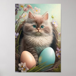Póster El Poster de Gatitos de Pascua susurra