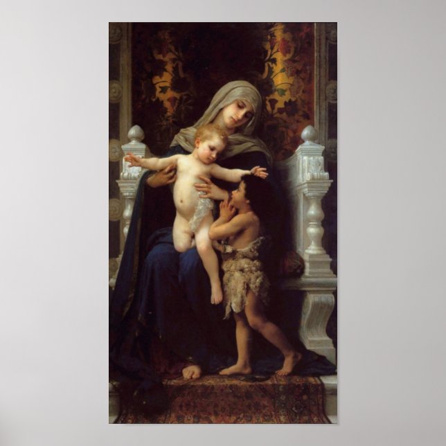 Póster El Poster de la Caridad por el Maestro Bouguereau (Frente)