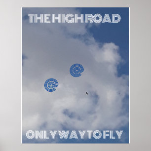 Póster El Poster de la carretera alta