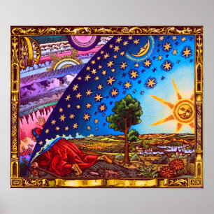 Póster El Poster de la Cúpula Flammarion (con borde)