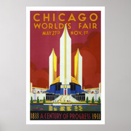 Póster El Poster de la Feria Mundial de Chicago