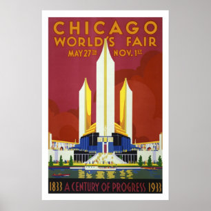 Póster El Poster de la Feria Mundial de Chicago