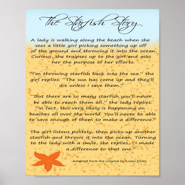 Póster El poster de la Historia de Starfish (Frente)