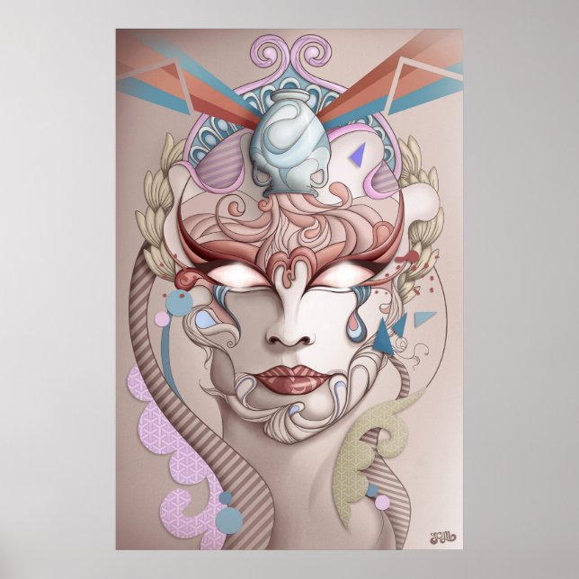 Póster El poster de la máscara de Pandora (Frente)