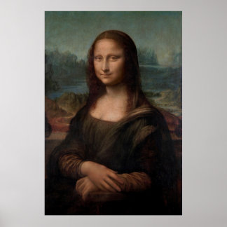 Póster El Poster de la Mona Lisa de Leonardo Da Vinci