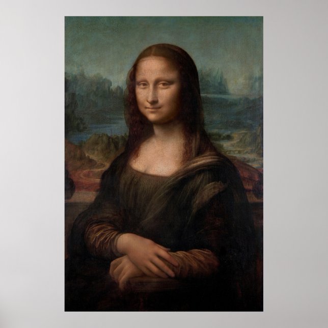 Póster El Poster de la Mona Lisa de Leonardo Da Vinci (Frente)