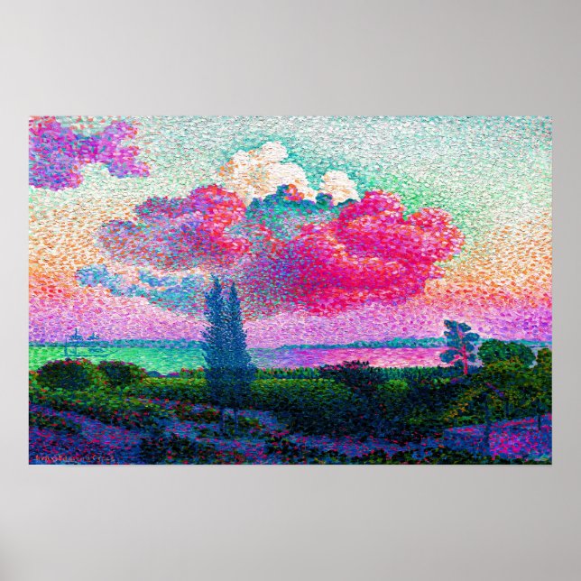 Póster El Poster de la nube rosa (Frente)