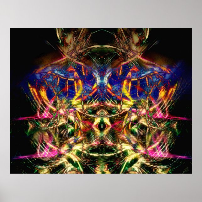 Póster El Poster de la Psiquia Oscura (Frente)