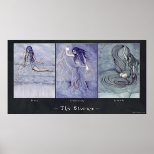 Póster El poster de la serie de las tormentas